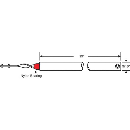 19in Tilt Tube Balance